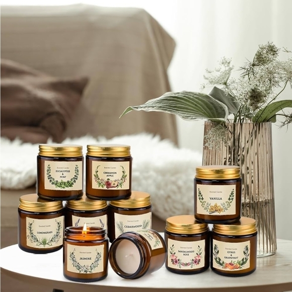 10 Pack Candles Home Scented Aromatherapy Candles Gifts Set NEW - Picture 4 of 5